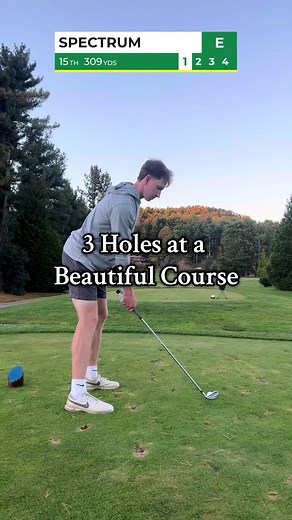 3 holes with a scratch golfer #golf #golfswing #fyp #golfer #golftok