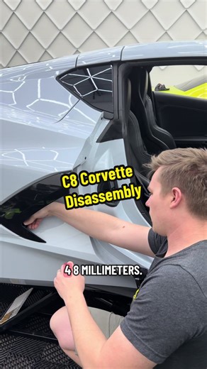 How to Disassemble C8 Corvette Side Piece