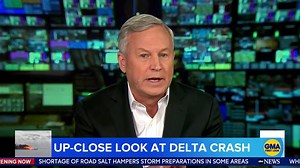 2.8K views · 38 reactions | UP-CLOSE LOOK AT DELTA CRASH: Video shows the moment the Delta jet flipped on the runway, providing investigators a detailed look at the crash. ABC's Alison Kosik has analysis from an expert. | World News Now | Facebook