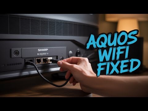 Sharp Aquos TV WiFi Connection - Fix Guide