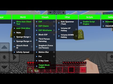 Minecraft Be Axio Client Release 1.26.13.1