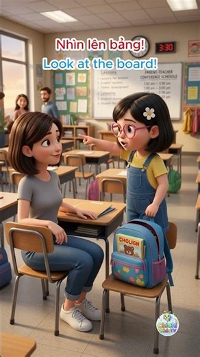 5 Động Từ Tiếng Anh Giao Tiếp Con Nhất Định Phải Biết Khi Đi Học! 🎒✨