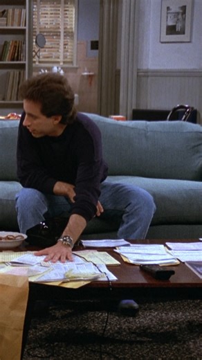 Does he evade taxes or do taxes evade HIM? Stream the complete series on Netflix. #Seinfeld | Seinfeld