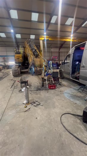 Line Boring Techniques with a 50 Ton Excavator