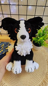 Border Collie Crochet Pattern. Amigurumi Tutorial Dog. Puppy Crochet Toy. - Etsy