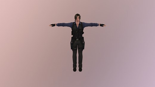 Resident evil 6 Leon S Kennedy - 3D model by gabrieel22