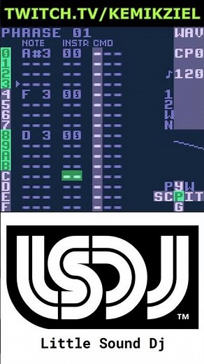 LSDj - How to Set Up Waltz (3/4) Time Using a Groove #shorts #chiptune #VGM #tips #Gameboy