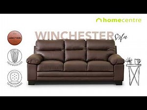 Time to upgrade your living with classy leather sofas from Home Centre