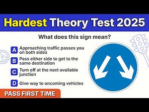 Theory Test 2025 UK: Pass First Time with Hardest & Latest DVSA Style Questions!