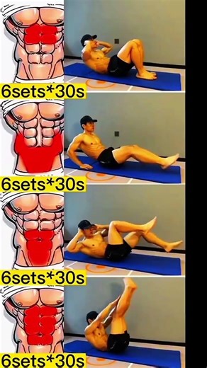 exercice a la maison #motivation #abdos #sports #muscles