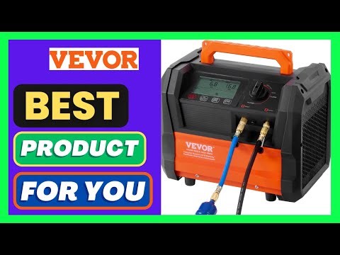 VEVOR Refrigerant Recovery Machine, 1 HP Dual