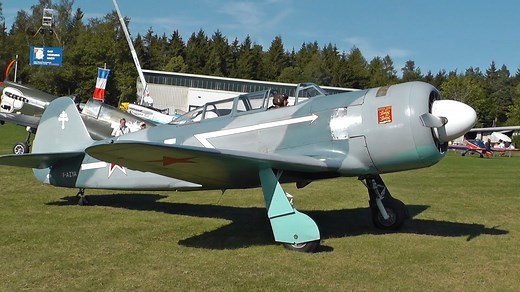 28K views · 1.3K reactions | Yakovlev Yak-11 flight Demonstration at Albstadt-Degerfeld / Germany. Engine start, display flight, low pass and landing in one Video. | Warbirds | Facebook