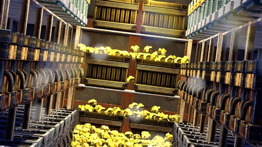 Solo Raiding a Massive Hall of Boxes ¦ Beautiful Loot Room Design