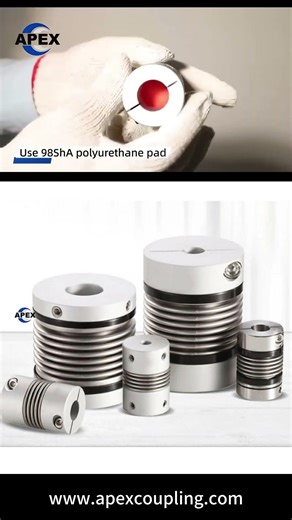 Custom bellows coupling #powertransmission #flexiblecoupling