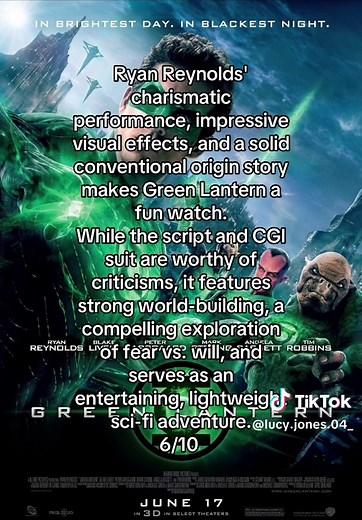 Green Lantern Movie Review: A Sci-Fi Adventure