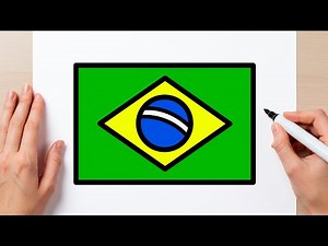 COMO DESENHAR A BANDEIRA DO BRASIL