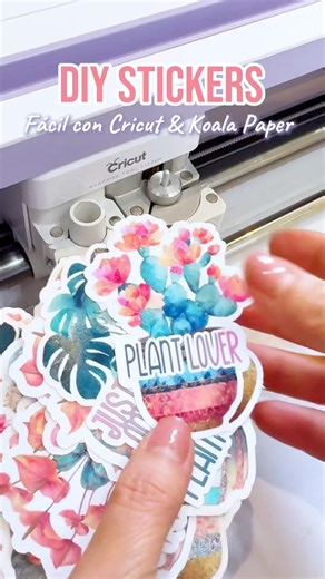 Best DIY Stickers with #cricut & #koalapaper #sticker #diy