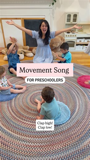 Ms. Daiane | Early Childhood Education | Songs like this help children develop rhythm, body awareness, coordination, and listening skills 😉 all while having fun together in... | Instagram