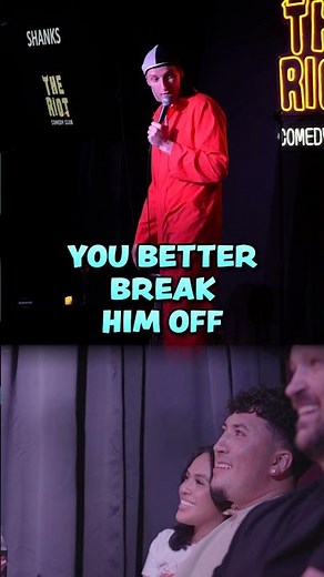First Date Hookup 🔪 New Shanks Crowd Work Special out now on YT #foryou #explore #standupcomedy