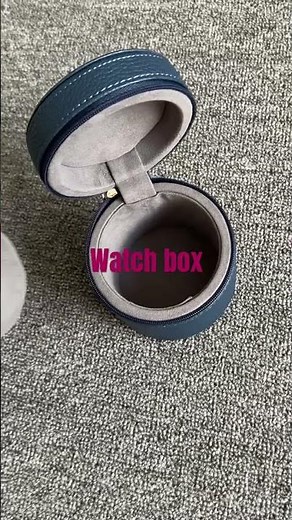 Custom leather watch box with tray watch gift box. Watch storage box. Watches boxes packagings