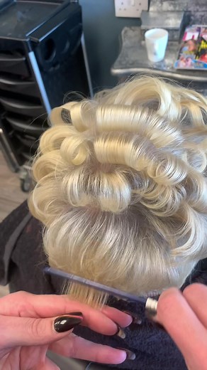 NXT Level Back Combing Hairstyle in Sheffield