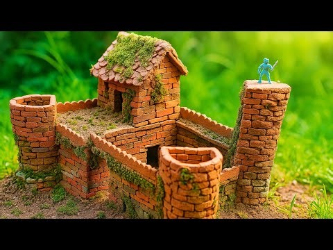 #diy | How To Make a Castle With Clay | DIY Mini Clay Castle Build | #asmr
