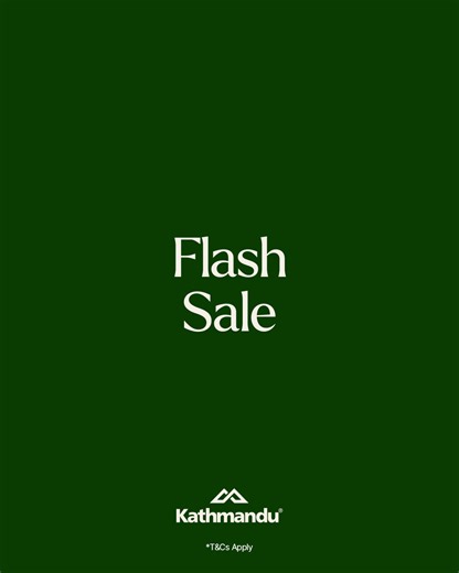 Flash Sale is on – get 40% off selected Kathmandu branded clothing & equipment. | Kathmandu