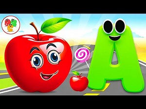 ABC Song for Toddlers 🔤 | A to Z Alphabet, Fun Phonics & Baby Rhymes 👶 | A for Apple 🍎