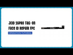 Fix 16Pro Face ID with JCID 16Pro Tag-on Face ID Repair FPC #jcid #faceidrepair #3danimation