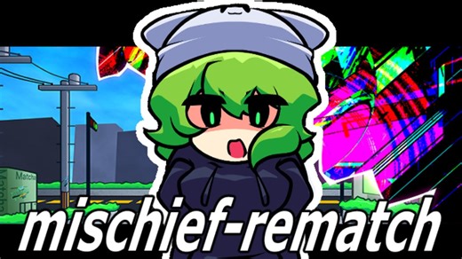 【肥牛饭唱唱冰系列】[光敏性癫痫警告] Vs Matcha MOD 隐藏曲目 Mischief-Rematch （恶作剧-重赛）手打 个人剪辑优化演示！！！！！