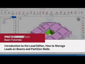 9 – Introduction to the Load Editor, How to Manage Loads on Beams and Partition Walls
