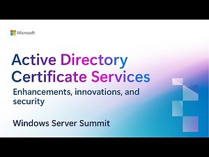 Active Directory Certificate Services enhancements, innovations, and security