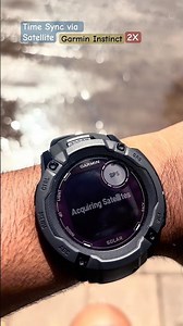 Garmin Instinct 2X - Time Sync via Satellite #garmin #garmininstinct