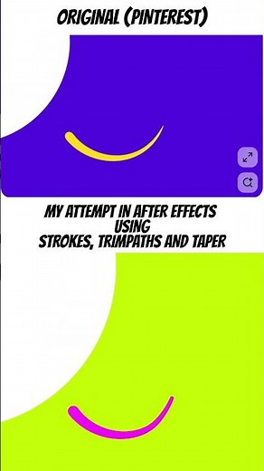 Recreating Pinterest Animations #1 | Smooth Tapered Trim Path Animation in After Effects