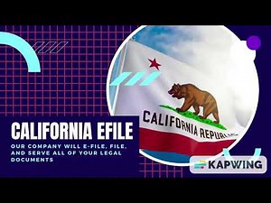 California Court Efiling & Same-Day In-Person Filing Services