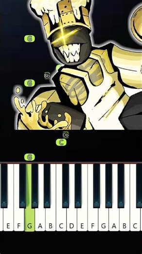1x1x1x1 Eggs Chase Theme Forsaken (EASY Piano Tutorial)