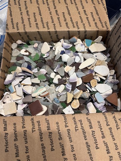 Handpicked Sea Glass Collection: Pottery, Shells, Driftwood - 25  Lbs - Etsy