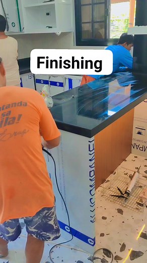 2.6K views · 32 reactions | Finishing #glassandaluminumworks #modularkitchencabinet #ModernKitchenDesign #ClosetCabinet | Gerry Camacho | Facebook
