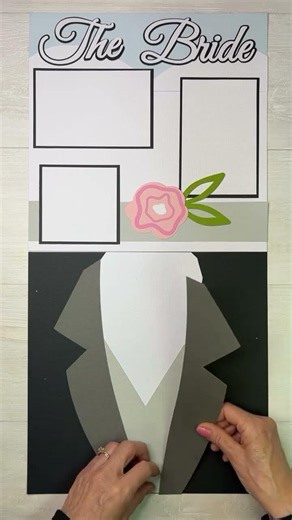 The Bride The Groom Scrapbook Kit