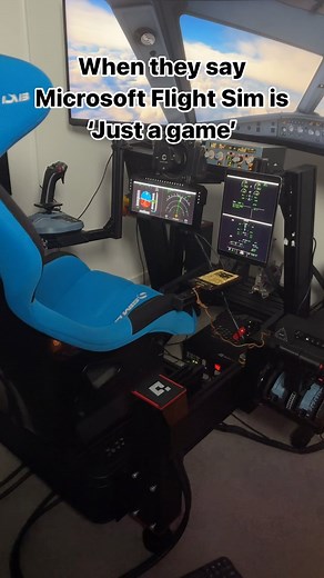 TheFlightDoc on Instagram: "The planes may be fake, but the flying is REAL 😍🛫👨🏿‍✈️ Follow for more! Full set up video on my YouTueb channel (link in bio) Setup Rig+Seat - @simlab_official P1X Pro Motion system - @qubicsystem QS210 Monitor- Samsung G9 57 inch Secondary screen - @grid.engineering porsche ddu Secondary screen - old ipad! PC- 3070 GPU build Flight controls - @tmthrustmaster @flyhoneycomb Shot on Sony A7IV #msfs #msfs2020 #microsoftflightsimulator #flightsim #airbus #airbus320 #t