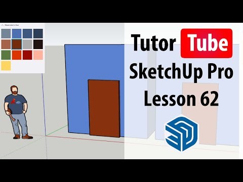 SketchUp Pro - Lesson 62 - Getting Materials from 3D Warehouse