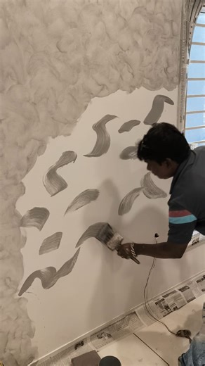 Colourwash How To Create By Asian Paints Royal Play #texture #RoyalPlay #painting #reels | Vinod Kumar Varma