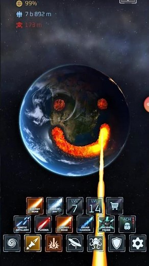 Laser Beam Destroys Earth!? 😱🌍🔥