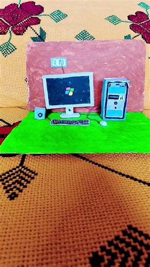 mini DIY computer cardboard 🖥️🖥️😎😎
