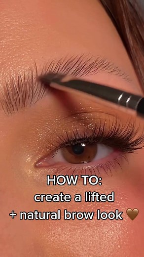 How to Create a Lifted Natural Brow Look