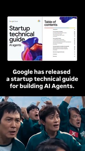 Artificial intelligence (AI) Country on Instagram: "The Startup technical guide: AI agents, provides the knowledge needed to go from an idea to prototype to scale, whether your goals are to automate tasks, enhance creativity, or launch entirely new user experiences for your startup. Inside, you’ll discover: How to build and deploy AI agents to maximize efficiency and productivity for your business goals. How to utilize Google Cloud generative AI tools, including the Vertex AI Platform, Vertex AI