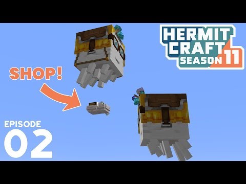 My Flying Bookstore! - Hermitcraft 11 | Ep 02