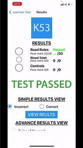 Practicing for the learner’s license test using an App