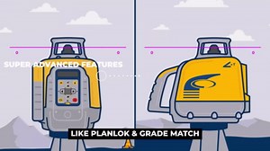 Spectra Precision GL1425C Dual Grade Laser Kit With B10 NiMH Battery Pack CH10 Charger & Carry Case Professional Construction Grade Precision Tool