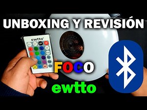 FOCO PARLANTE Bluetooth de la marca EWTTO 💡 🔊 | UNBOXING Y REVISION... ¿FUNCIONA...? SETUP 2021 💻